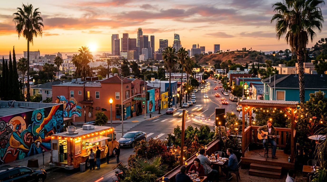 A Los Angeles Itinerary for Food, Music, and Neighborhood Energy