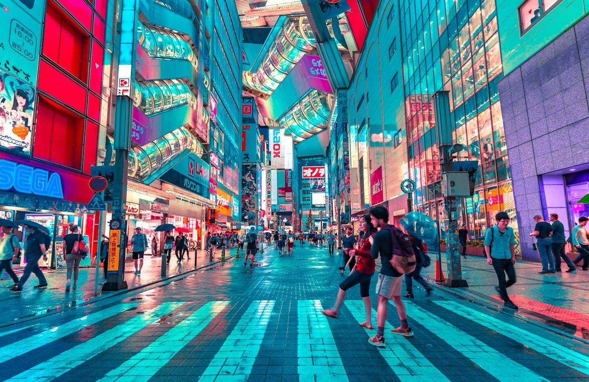 Exploring the streets of Tokyo