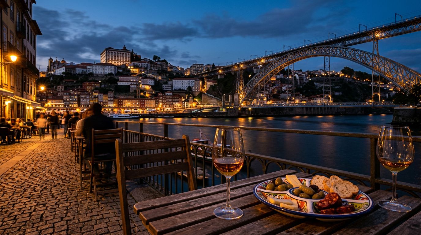 Porto Itinerary for Petiscos, Wine Bars, and River Nights