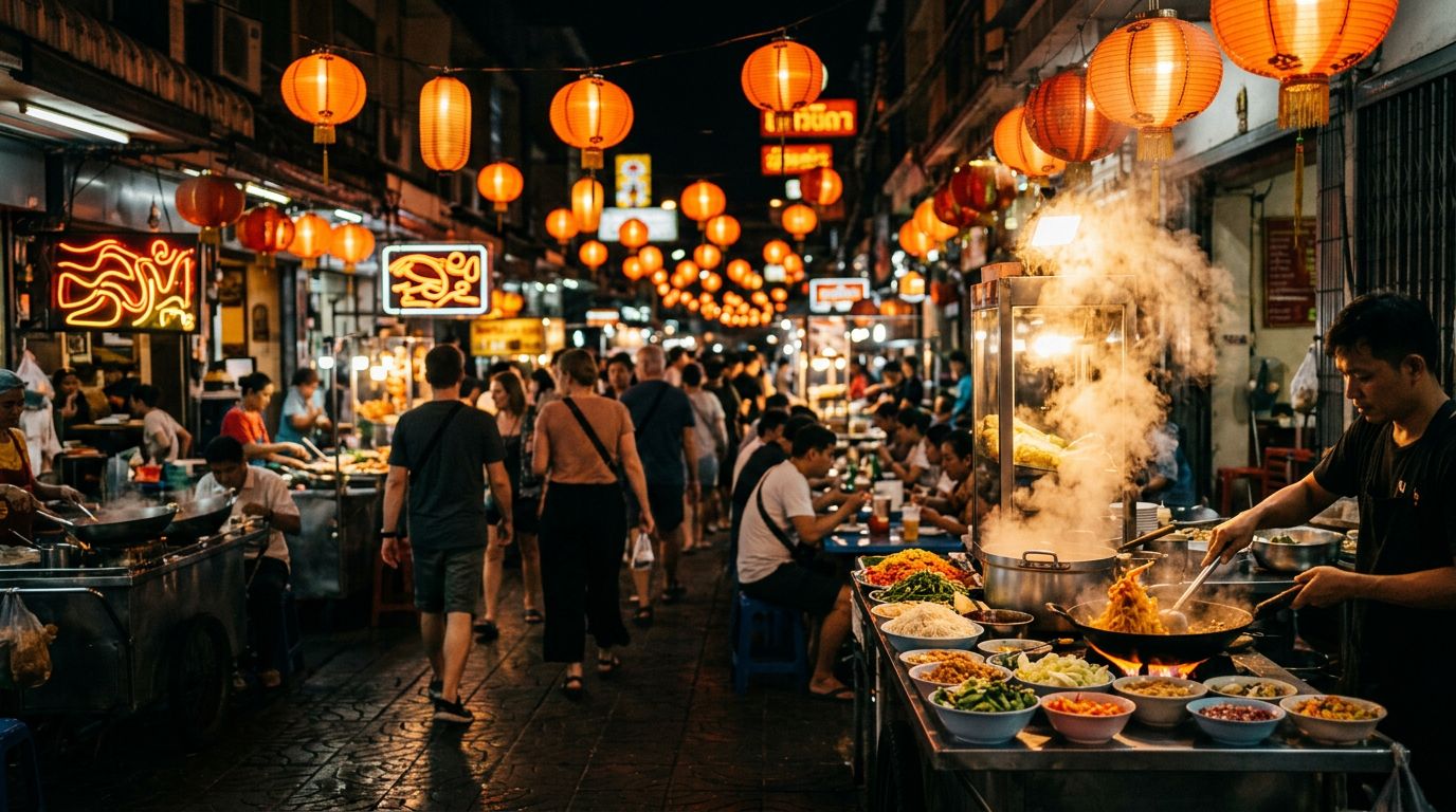 Bangkok Street Food Neighborhoods for Late-Night Eats