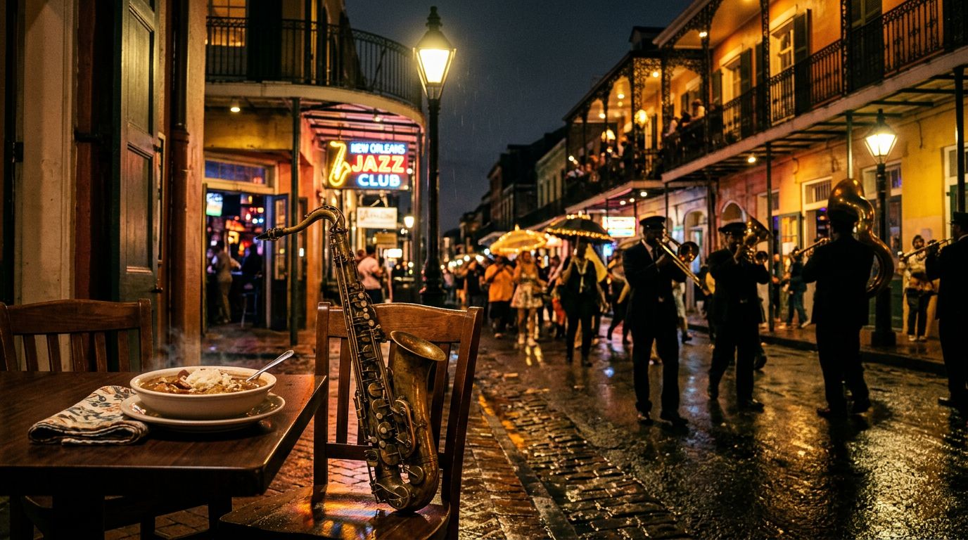 New Orleans Jazz Clubs and Creole Food by Neighborhood